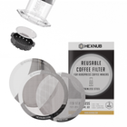 Reusable Metal Filter for AeroPress Coffee Makers - Silver