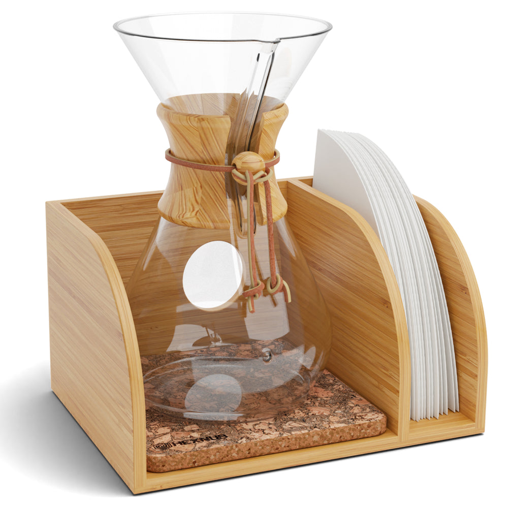 Chemex Organizer Stand, Store your Chemex Coffee Maker In Style